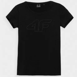 Outdoor Clothing 4F Womens Short Sleeves T-Shirt - Black