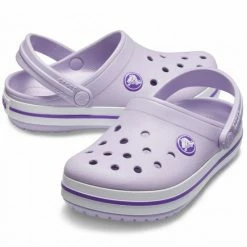 Crocs Womens Crocband Shoes - Purple Slides