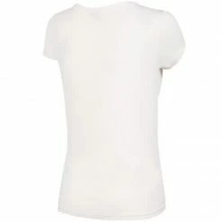 4F Womens Universal T-shirt - Cream Outdoor Clothing