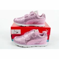Puma Junior Vista Glitz Shoes - Pink