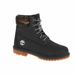 Timberland Womens Heritage 6 Shoes - Black Footwear