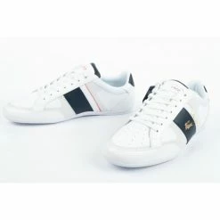 Lacoste Mens Chaymon Tech Shoes - White Trainers