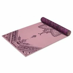 Gaiam Icy Frost Double-sided Yoga Mat 4 Mm - Pink/Purple Yoga Mats