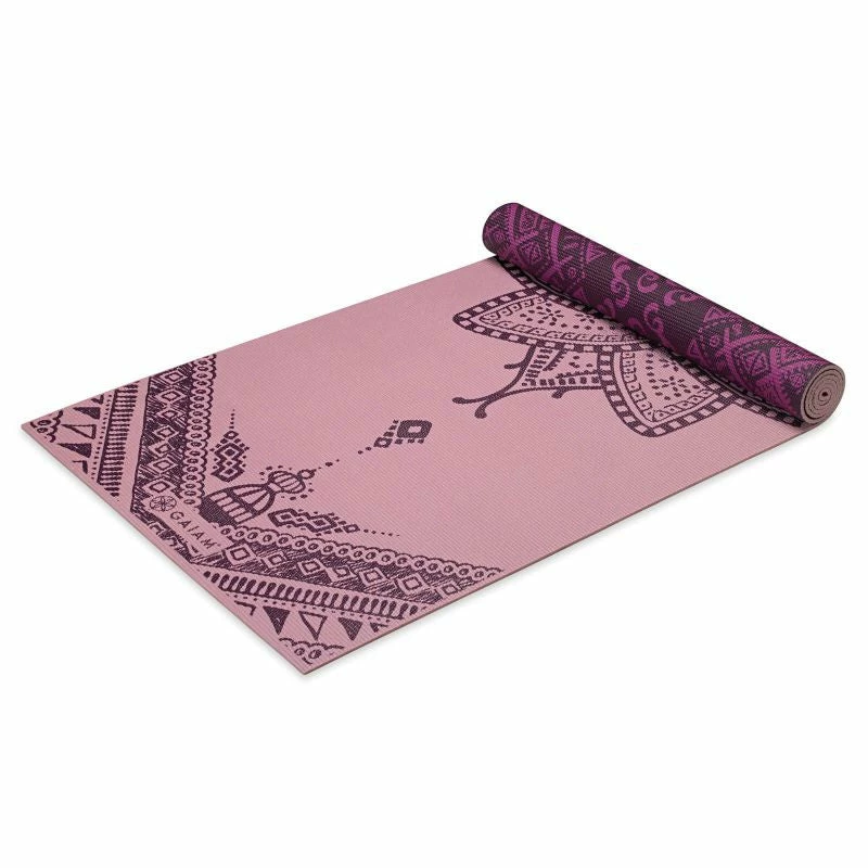 Gaiam Icy Frost Double-sided Yoga Mat 4 Mm - Pink/Purple Yoga Mats