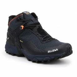 Trainers Salewa Mens MS Ultra Flex 2 Mid GTX Hiking Shoes - Navy Blue
