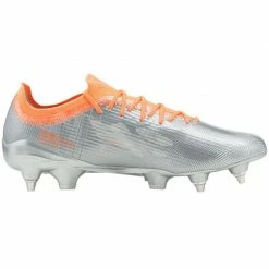Trainers Puma Mens Ultra 1.4 MxSG Football Boots - Gray/Orange