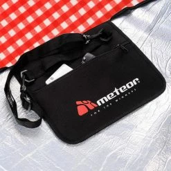 Fleeces Meteor Checkered Picnic Blanket 200x200CM XXL - White/Red