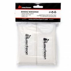 Gloves Meteor Boxing Bandage 2.8 M 2 Pcs - White