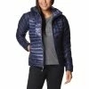 Outdoor Clothing Columbia Womens Labyrinth Loop Hooded Jacket - Navy Blue