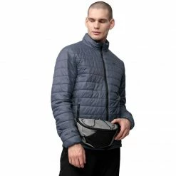 4F Mens Down Jacket - Gray Outdoor Clothing