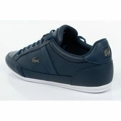 Lacoste Mens Chaymon Shoes - Navy Blue Trainers