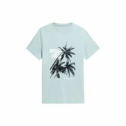 4F Mens Everyday T-shirt - Mint Outdoor Clothing