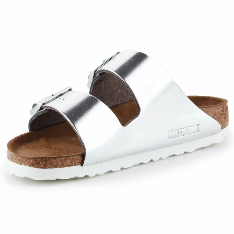 Birkenstock Womens Arizona BS Sandals - Silver