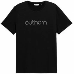 Outdoor Clothing Outhorn Mens Everyday T-shirt - Deep Black