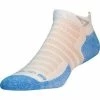 Drymax Extra Protection Hot Weather Mini Crew Running Socks - White/Blue Walking Socks