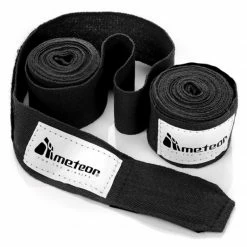 Meteor Boxing Bandage 2.8 M 2 Pcs - Black