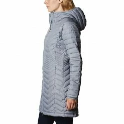 Columbia Womens Powder Lite Mid Jacket - Gray Outdoor Clothing