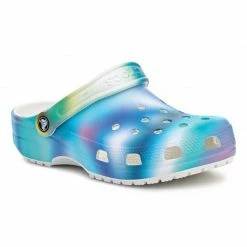 Slides Crocs Womens Classic Solarized Clog - Blue