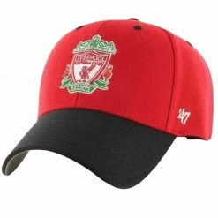 47 Brand Mens EPL Liverpool FC Audible Two Town Cap - Red Caps
