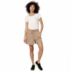 4F Womens Universal T-shirt - Cream Outdoor Clothing