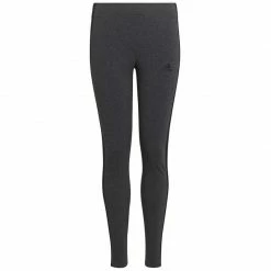 Adidas Junior 3S Leg Leggings - Gray Climawarm