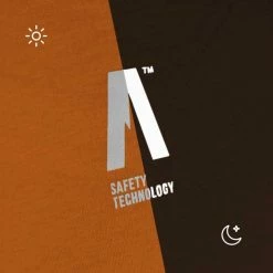 Alpinus Mens The Nose T-shirt - Orange Outdoor Clothing