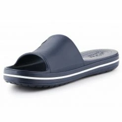 Crocs Unisex Crocband Slides - Navy Blue