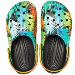 Crocs Junior Classic Pool Party Clogs - Multicolour Footwear