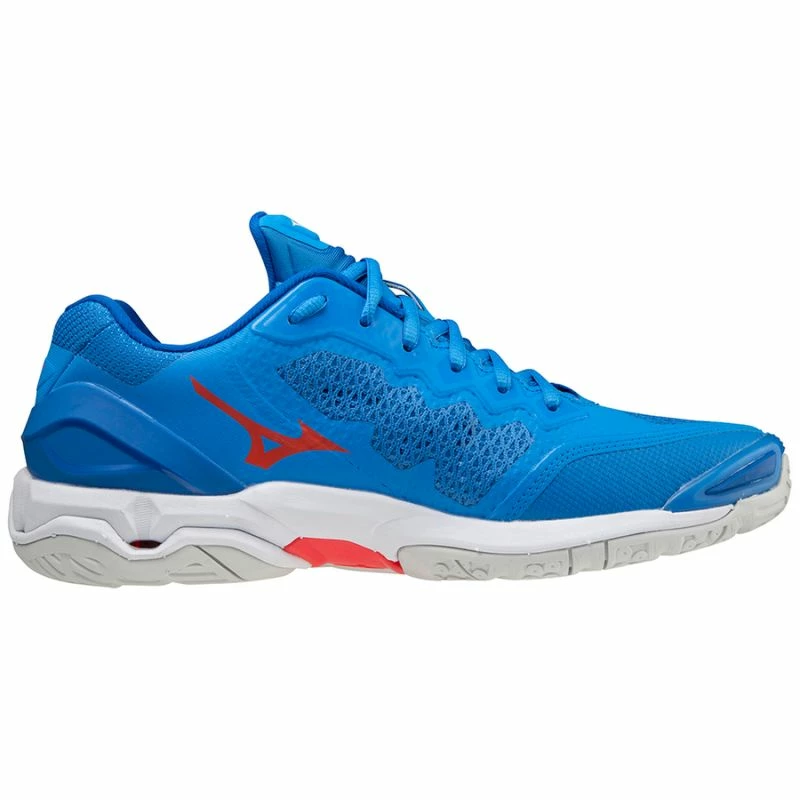 Trainers Mizuno Mens Wave Stealth 5 Indoor Shoes - Blue
