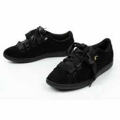Footwear Puma Womens Vikky Ribbon SW Shoes - Black