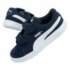 Puma Junior Smash V2 Shoes - Navy Blue