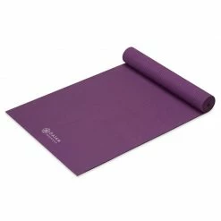 Gaiam Essentials 6 MM Yoga Mat With Strap - Purple Yoga Mats