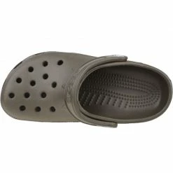 Crocs Womens Beach Flip-Flops - Brown Slides