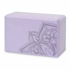Gaiam Lilac Point Foam Yoga Cube - Purple