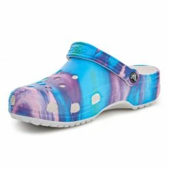 Crocs Womens Classic Out Of This World II Clog - Blue Slides