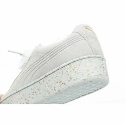 Footwear Puma Womens Vikky Platform Ribbon Shoes - White