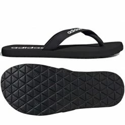 Adidas Mens EEzay Klapki Flip Flops - Black