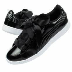 Puma Womens Vikky Ribbon PW Shoes - Black Footwear