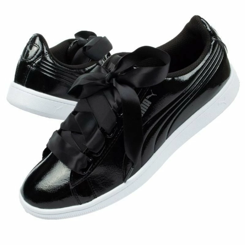 Puma Womens Vikky Ribbon PW Shoes - Black Footwear