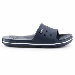 Crocs Unisex Crocband Slides - Navy Blue