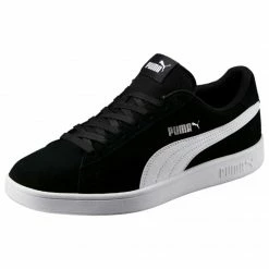 Trainers Puma Mens Smash V2 Shoes - Black