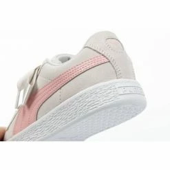 Footwear Puma Junior Suede Heart Circles Shoes - Gray/Pink