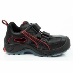 Puma Mens Rebound 3.0 Aviat Low S1P Safety Shoes - Black Trainers
