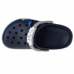 Footwear Crocs Kids Fun Lab Luke Skywalker Lights Clog - Navy Blue