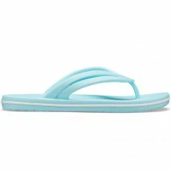 Crocs Womens Crocband Flip-Flops - Blue Slides