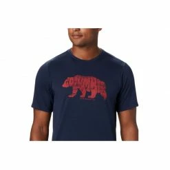 Columbia Mens Terra Vale II Short Sleeve Tee - Blue Outdoor Clothing