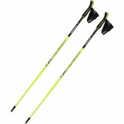 Hiking Gabel Nordic Walking Stride Light Poles - Black/Neon Yellow