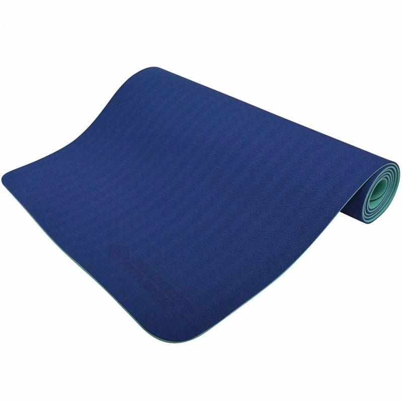 Schildkrot Bicolor Yoga Mat - Navy Blue/Mint Yoga Mats