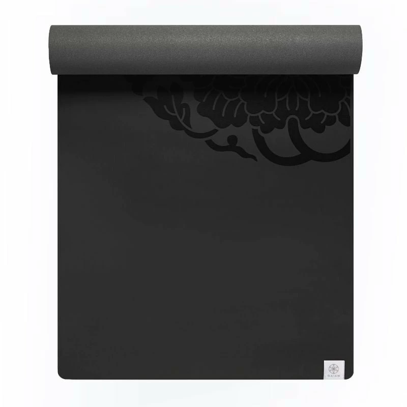 Yoga Mats Gaiam Dry-Grip 5 MM Yoga Mat - Black