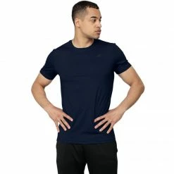 4F Mens Training T-shirt - Navy Blue Outdoor Clothing